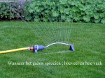 gras sproeien