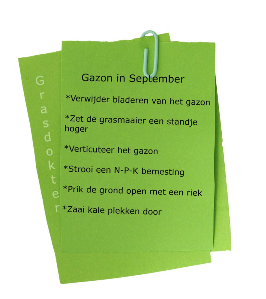gazononderhoud september